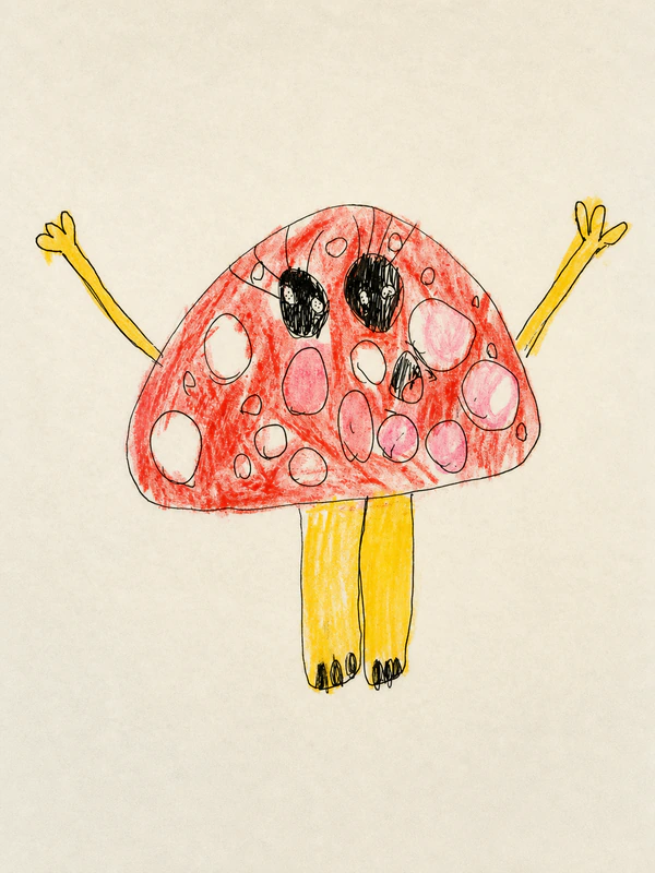 One of Brooklyn’s original creature drawings.